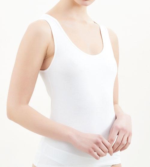 Ragno - canotta donna in cotone elasticizzato