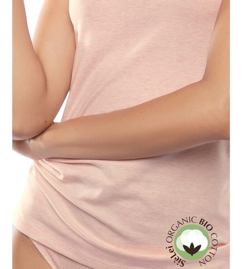 Canotta spalla larga donna in cotone 1438