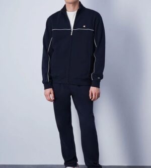 Champion -  tuta uomo full zip in cotone garzato