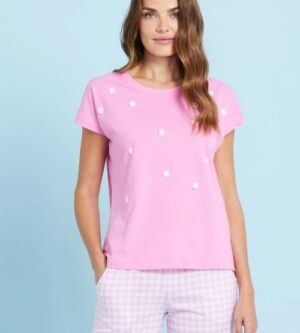 Pigiama donna manica corta pant.bermuda