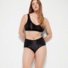 Gisela - guaina slip midi second skin taglio laser