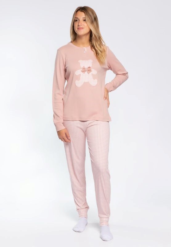 Pigiama donna caldo cotone