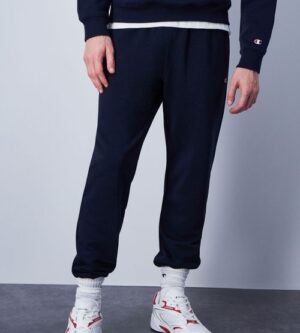 Champion -  pantalone lungo uomo in cotone garzato