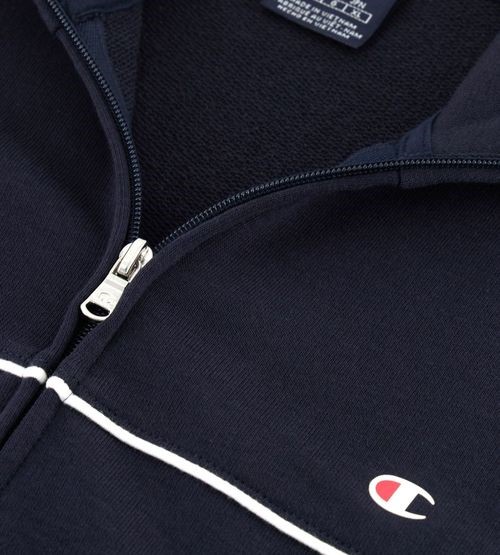 Champion -  tuta uomo full zip in cotone garzato