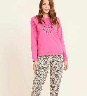Pigiama donna man.lunga pant.lungo cotone