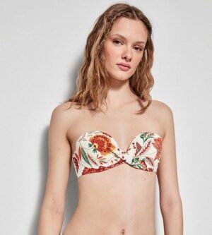 Gisela - reggiseno bikini a fascia rimovibile drappeggiato