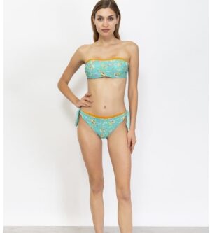 Bikini fascia coppe imb. estraibili ferretto inv e slip nodo