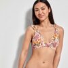 Gisela - reggiseno bikini alto con fiocco e imbott. estraib.