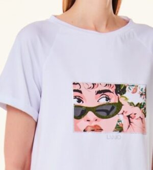 T-shirt ecs basica manica corta liujo