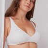 Gisela - reggiseno triangolo cotone con imbott. estraibile