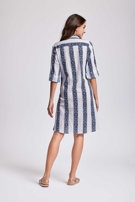 David - scamiciato donna madeira 3/4 sleeves 100% cotone