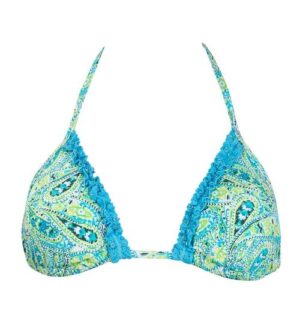 Reggiseno triangolo coppe imbottite estraibili verdissima